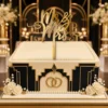 Topper na tort ozdobny napis Mr & Mrs 3D – ślubny