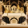 Topper na tort napis WEDDING 3D / plexi  – topper ślubny