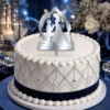 Topper na tort oświadczyny w sercu ułożonym z dłoni 3D