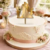 Topper na tort para młoda z dwójką dzieci 3D – ślubny