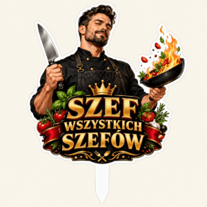 topper graficzny na Dzień Chłopaka szef wszystkich szefów